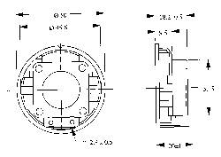 108020 Miniatur Lautsprecher Geräusch-Entwicklung: 83 dB 1 W 1 St.