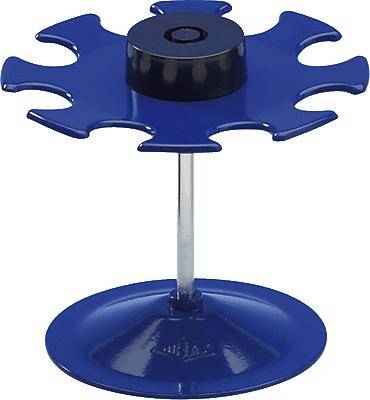Stempelträger rund für 8 Stempel blau