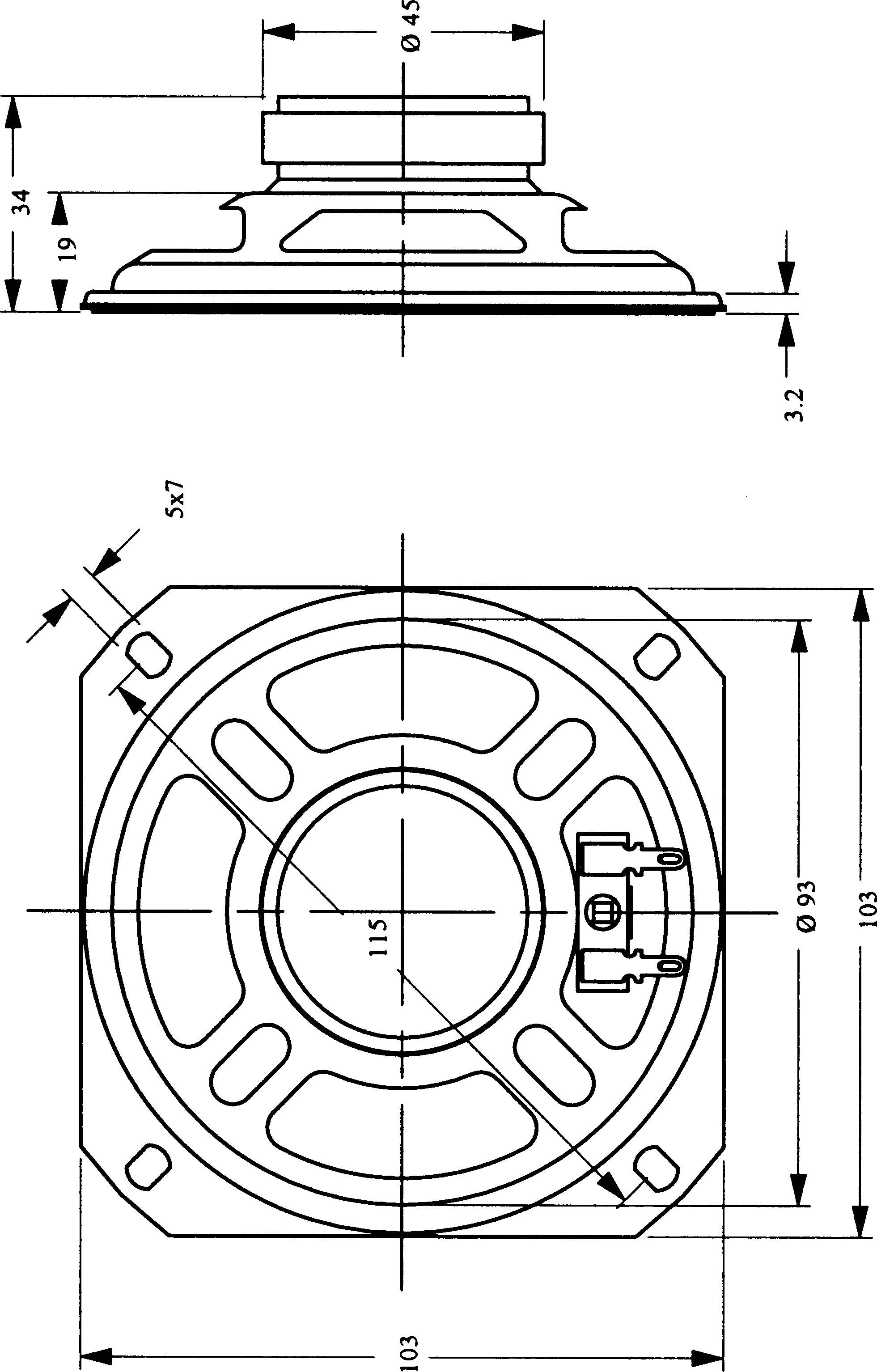 130050 Miniatur Lautsprecher Geräusch-Entwicklung: 89 dB 3 W 1 St.