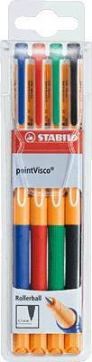 Tintenroller pointVisco 4-er Etui