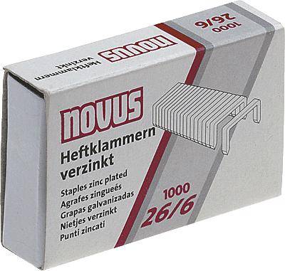 Heftklammern 26/6 verzinkt VE=1000 Stück