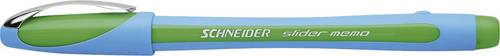 Schneider Kugelschreiber Slider Memo XB 150204 grün, hellblau 1,4 mm