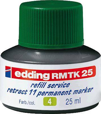 Edding e-MTK 25 refill service perm.marker/4-MTK25004 grün Inhalt 25 ml