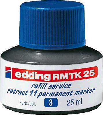 Edding e-MTK 25 refill service perm.marker/4-MTK25003 blau Inhalt 25 ml