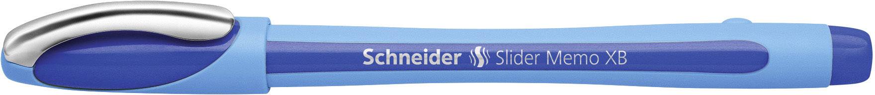 Schneider Schreibgeräte Slider Memo XB 150203 Kugelschreiber 0.5mm Schreibfarbe: Blau