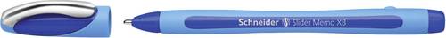 Schneider Schreibgeräte Slider Memo XB 150203 Kugelschreiber 0.5 mm Schreibfarbe: Blau
