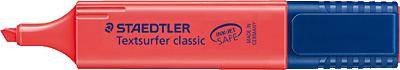 STAEDTLER Textmarker classic 364-2 1-5mm Keilspitze rot