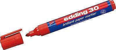 edding Pigmentmarker 30 4-30002 1,5-3mm Rundspitze rot