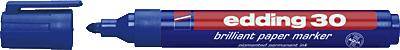 edding Pigmentmarker 30 4-30003 1,5-3mm Rundspitze blau