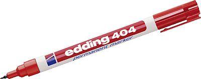 Edding edding 404 4-404002 Permanentmarker Rot wasserfest: Ja