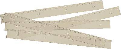 GBC Abheftstreifen/IB195020 21 Ring PolyStrip aus PP US-Teilung Inh.100