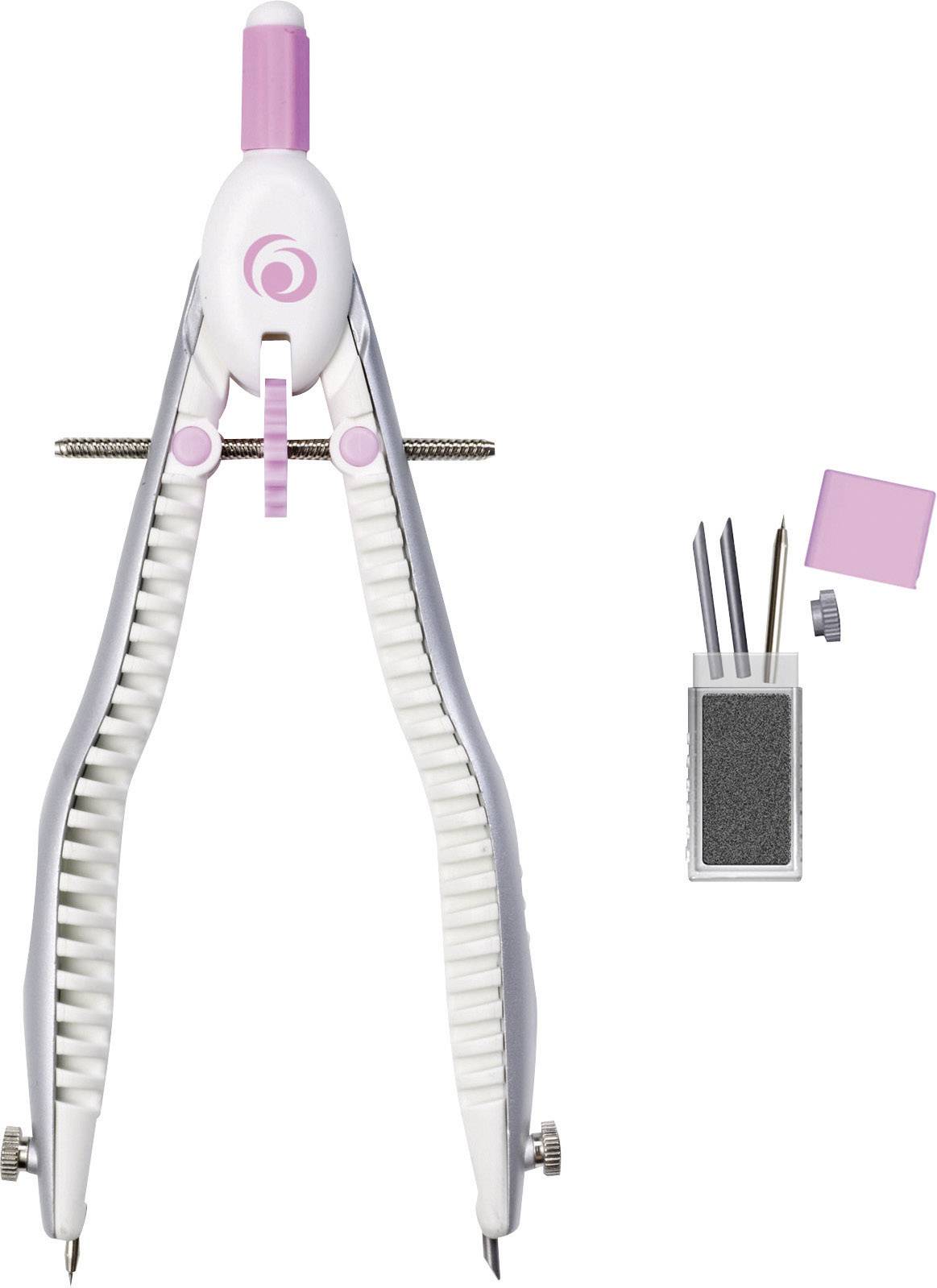 Herlitz Schnellverstellzirkel my.pen/11122348 weiß/pink