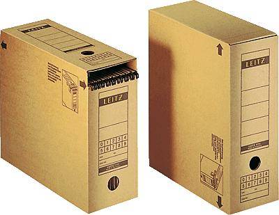 Leitz Archivbox 6086-00-00 120 mm x 270 mm x 325 mm Wellpappe Naturbraun 1 St.