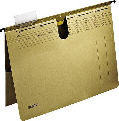 Leitz ALPHA Hängehefter/1912-00-00 A4 Braun 250g/qm