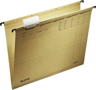 Leitz Hängemappe ALPHA/1915-30-00 für A4 naturbraun (RC) 230g/qm Inh.10