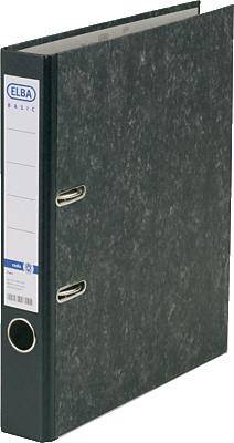 Ordner Wolkenmarmor smart A4 50mm schwarz