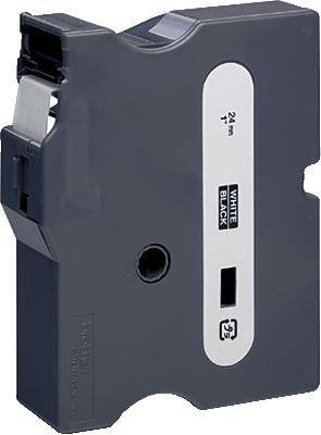 Brother TX - Weiß auf Schwarz - Rolle (2,4 cm) 1 Kassette(n) laminiertes Band -