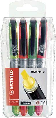 STABILO Navigator Textmarker/545-4 sortiert Inh.4