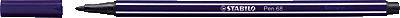 STABILO Fasermaler Pen 68, Strichstärke: 1,0 mm, preußisch- (5654155)