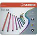 STABILO® Pen 68, Fasermaler/6820-6 1 mm sortiert Inh.20