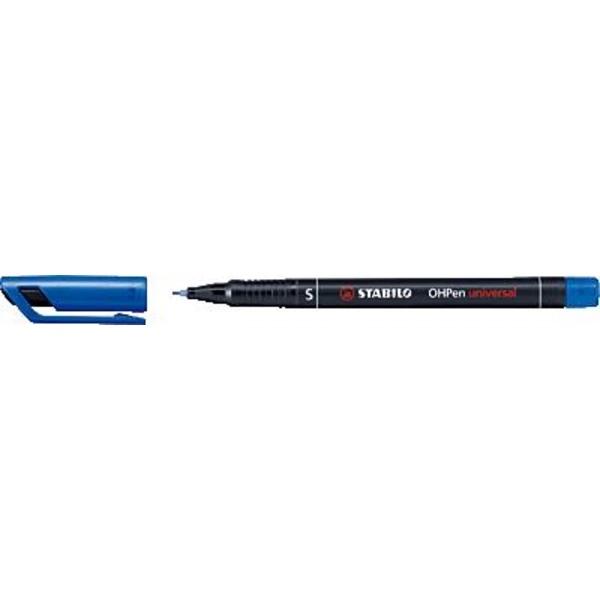 STABILO Folienstift STABILO OHPen universal S 841 permanent 841/41 Blau STABILO Folienstift STABILO OHPen universal S 841 permanent 841/41 Blau