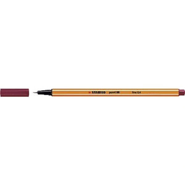 STABILO STABILO point 88 88/50 Fineliner Dunkelrot 0.4 mm 1 St. STABILO STABILO point 88 88/50 Fineliner Dunkelrot 0.4 mm 1 St.