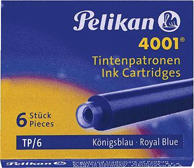 Pelikan Tintenpatrone 4001 TP/6 301176 königsblau 6 St./Pack.