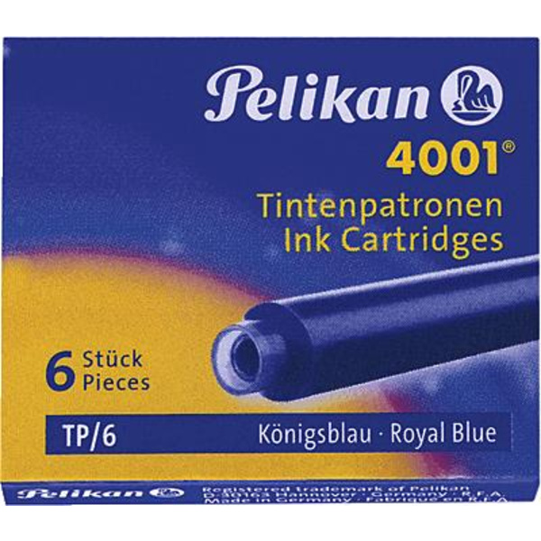 Pelikan Tintenpatronen 4001 TP/6/301176 königsblau Inh.6