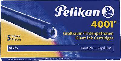 Pelikan Tintenpatrone 4001 GTP/5 310748 königsblau 5 St./Pack.