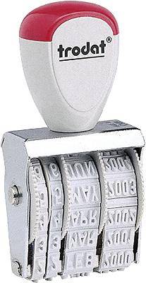 Datumbänderstempel 3mm Monat in Buchstaben