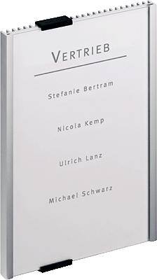 Durable Türschild 148,5x210mm/4803-23 149x210,5mm silber