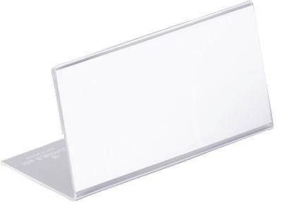 DURABLE Tischnamensschild 805519 100x52mm Acryl tr 10 St./Pack.