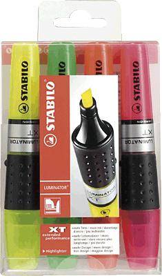 STABILO® LUMINATOR®, Leuchtmarkierer/71-4 2 + 5 mm sortiert Inh.4