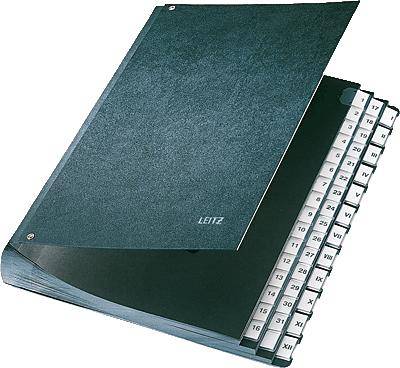 Leitz Pultordner/5844-00-95 270x345mm für:A4 schwarz 1-31/I-XIII