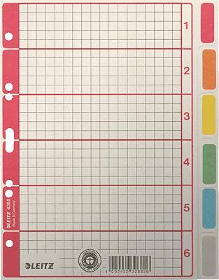 Leitz Register Blanko A5/5 Taben