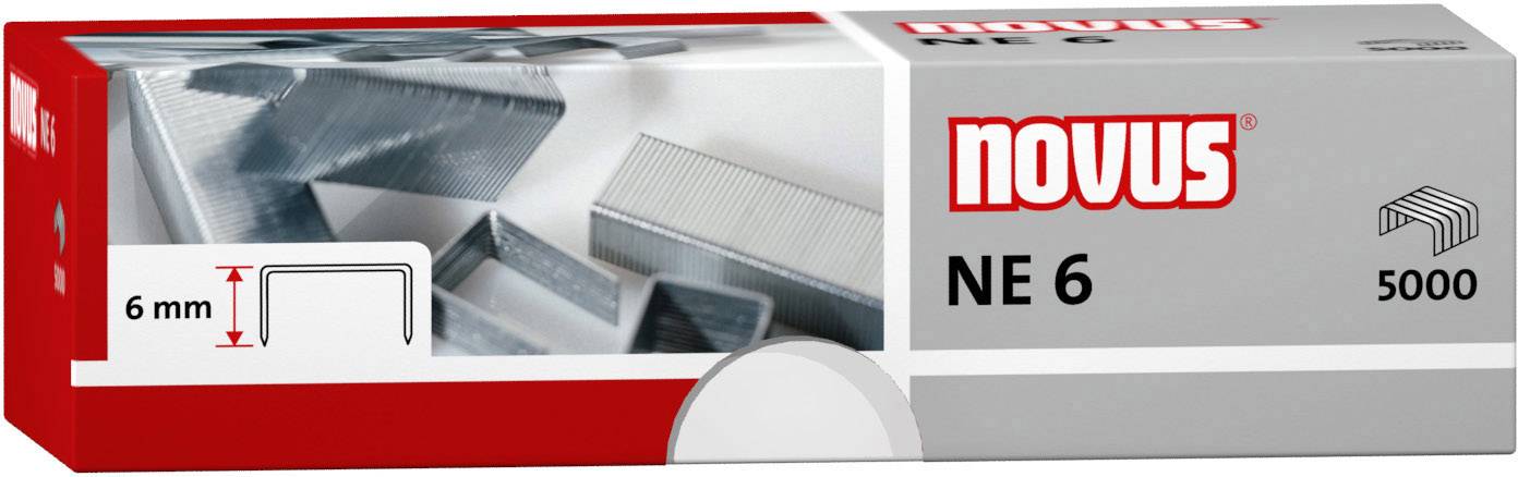 NOVUS Heftklammer NE 6 042-0000 verzinkt 5.000 St./Pack.