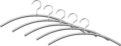 Kerkmann Kleiderbügel Stahl/6219 alusilber Stahl, pulverbeschichtet Inh.5