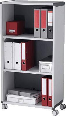 Aktenordnerregal 1246x651x330mm (HxBxT) grau