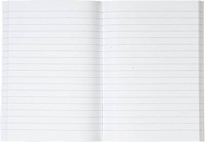 Geschäftsbuch A6 liniert 96 Blatt Karton blau