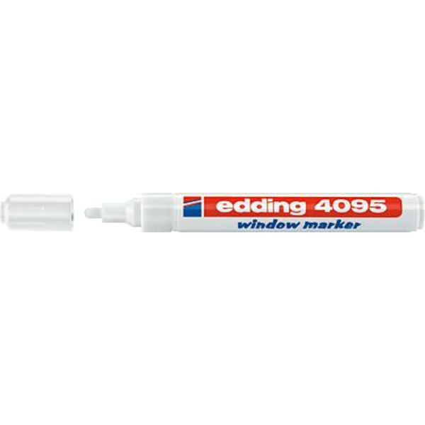 Edding 4-4095049 Kreidemarker Weiß 2 mm, 3mm