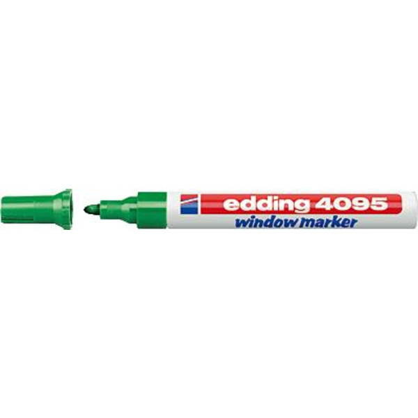 Edding 4095 4-4095004 Kreidemarker Grün 4 mm, 15 mm