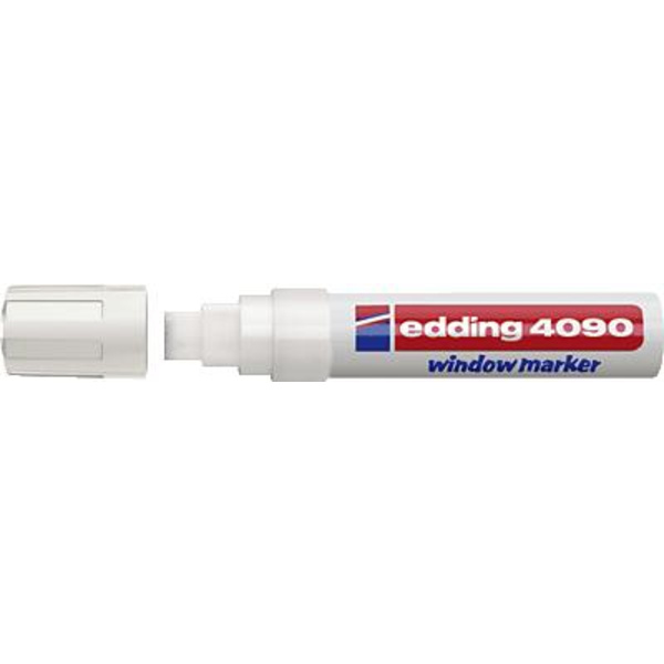 Edding 4-4090049 Kreidemarker Weiß 4 mm, 15mm