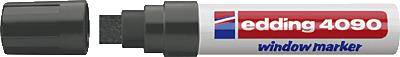 Edding 4090 4-4090001 Kreidemarker Schwarz 4 mm, 15 mm