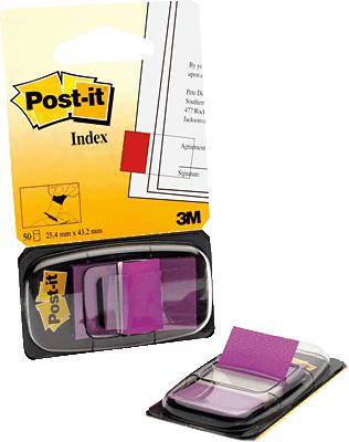 Post-it® Index/680-8 25,4x43,2 mm lila Inh.50