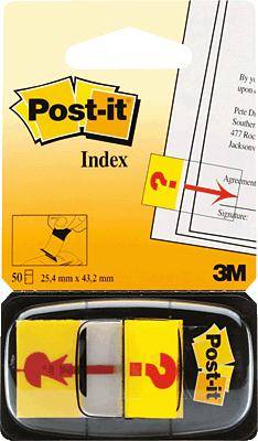 Post-it® Index Symbole/680-32 25,4x43,2 mm Fragezeichen Inh.50