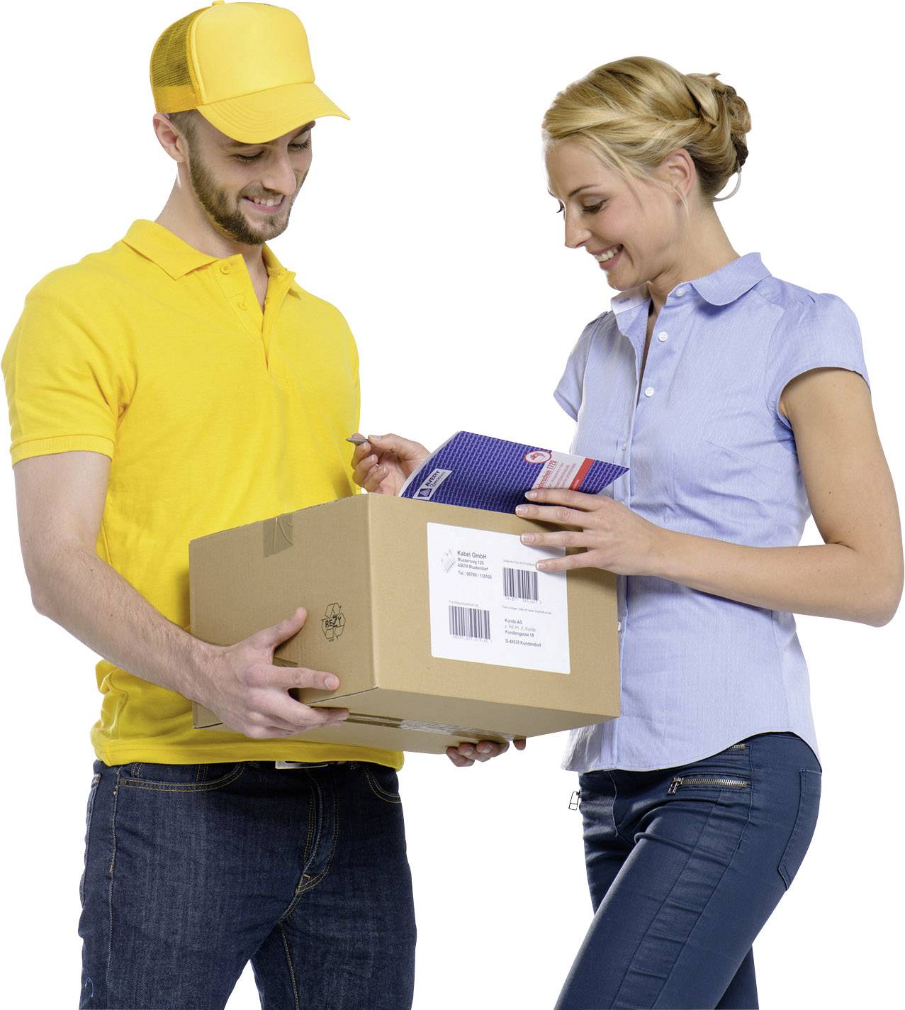 Avery Zweckform 1739 Auftrag/Lieferschein/Rechnung, A5, selbstdurchschreibend, 2x40 Blatt