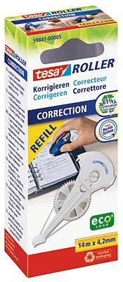tesa Nachfüllkassette Korrekturroller ROLLER 59841 4.2 mm Weiß 14 m 1 St.