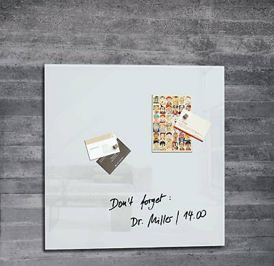 Sigel Glas-Magnetboard artverum/GL111 480x480x15 mm weiß 3,1 kg
