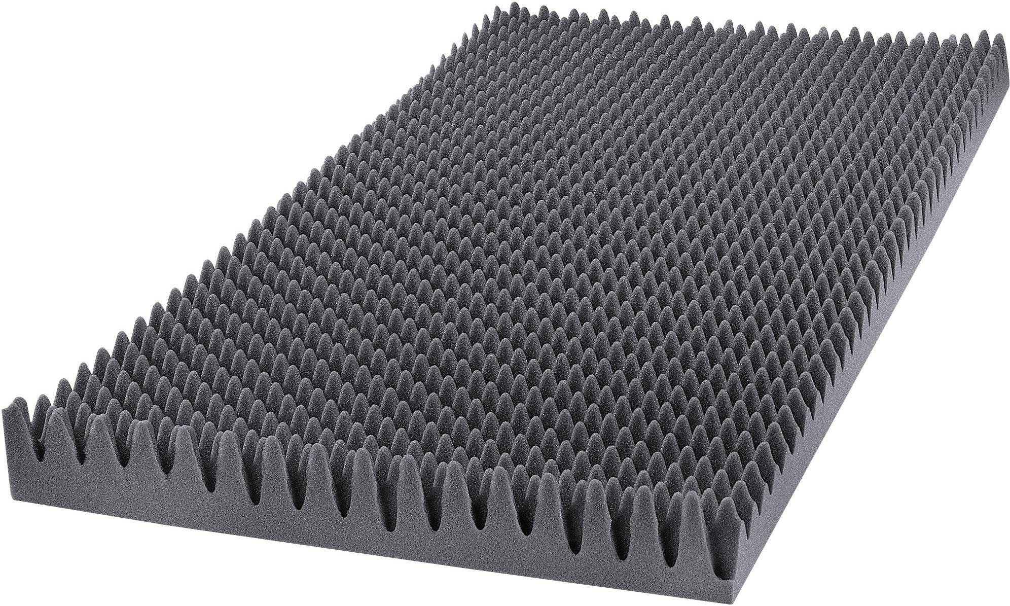 GA25GO Akustikschaumstoff (L x B x H) 1000 x 500 x 60mm Polyurethan (PU)