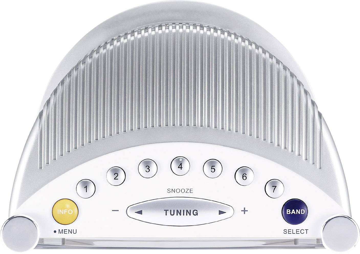 Sangean Atomic 30 Radiowecker UKW, MW AUX Weiß